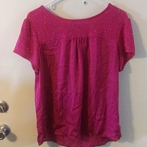 Pink top by Jaclyn smith